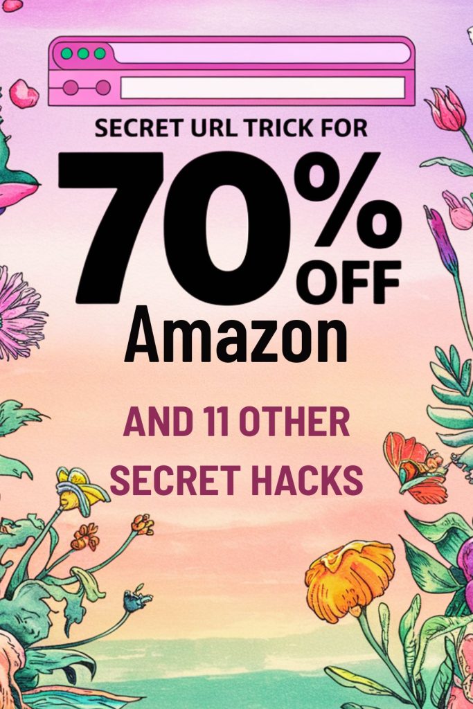 amazon hacks for discounts with a secret URL