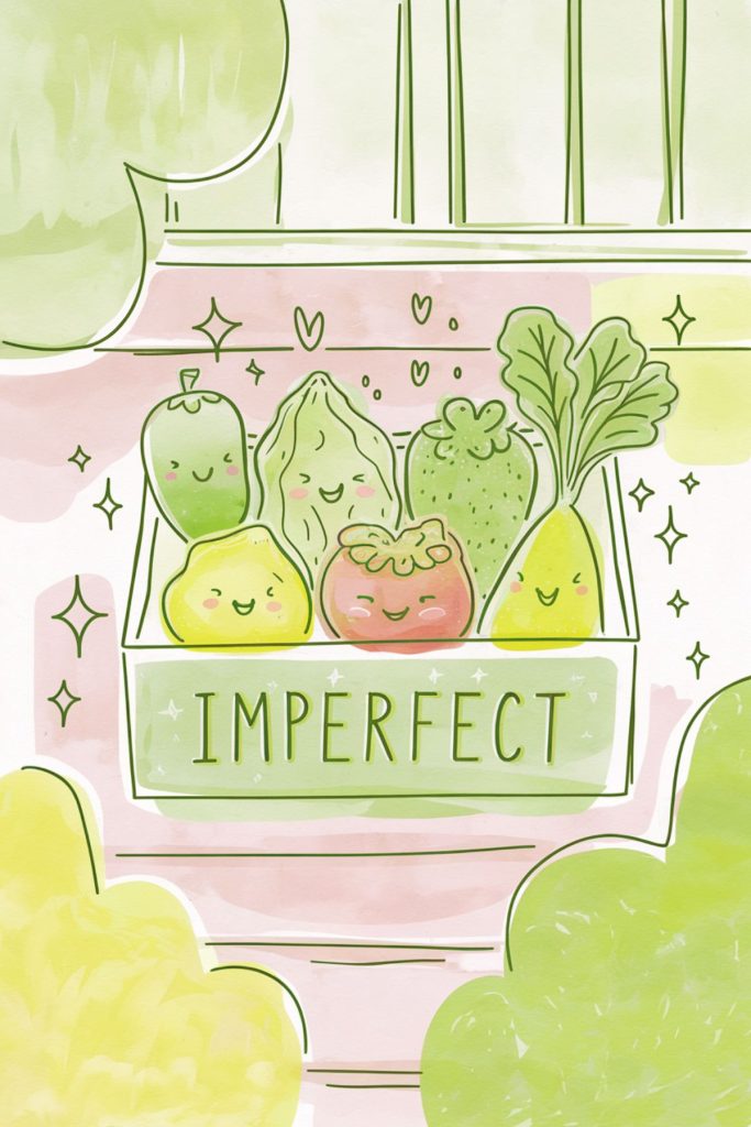 financial life hack buying ugly vegetables