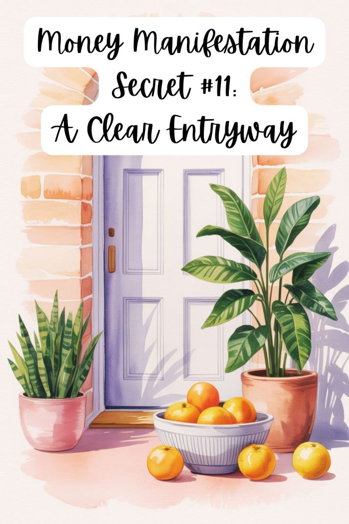 law of attraction for money related to your entryway