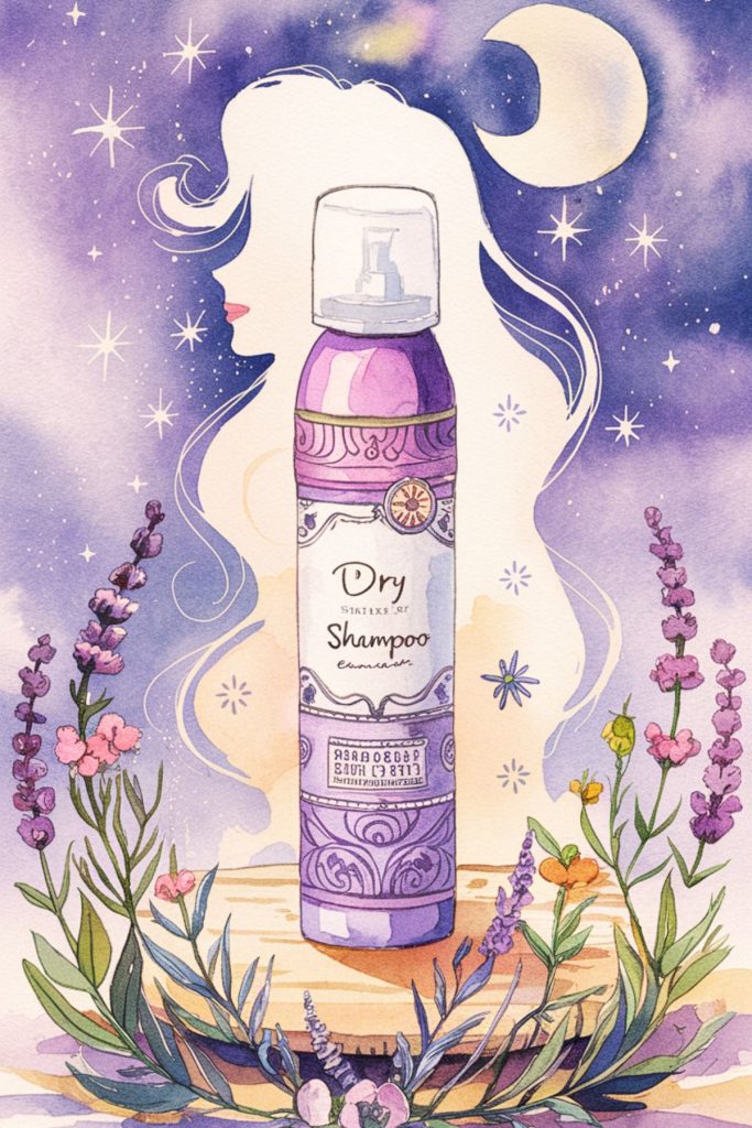 morning routine life hack for hair washing with dy shampoo