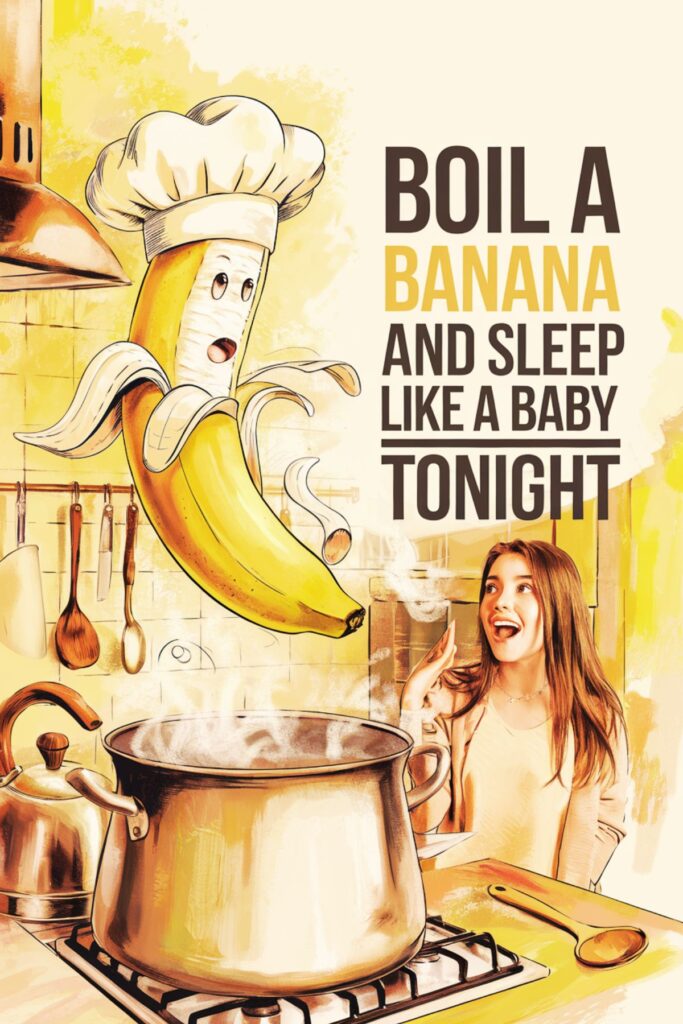 banana tea is one of the things to help you sleep
