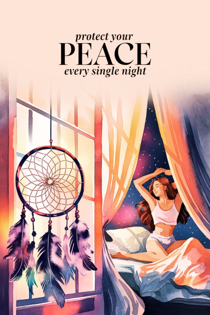 boho dreamcatcher as a protection symbol