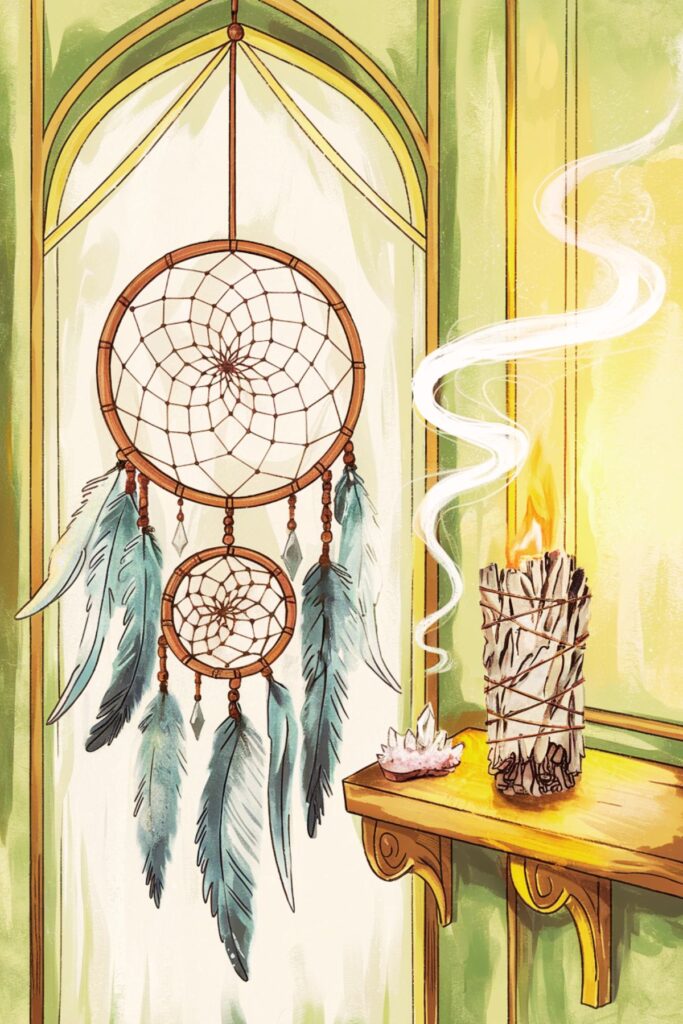 dream catcher energy cleaning