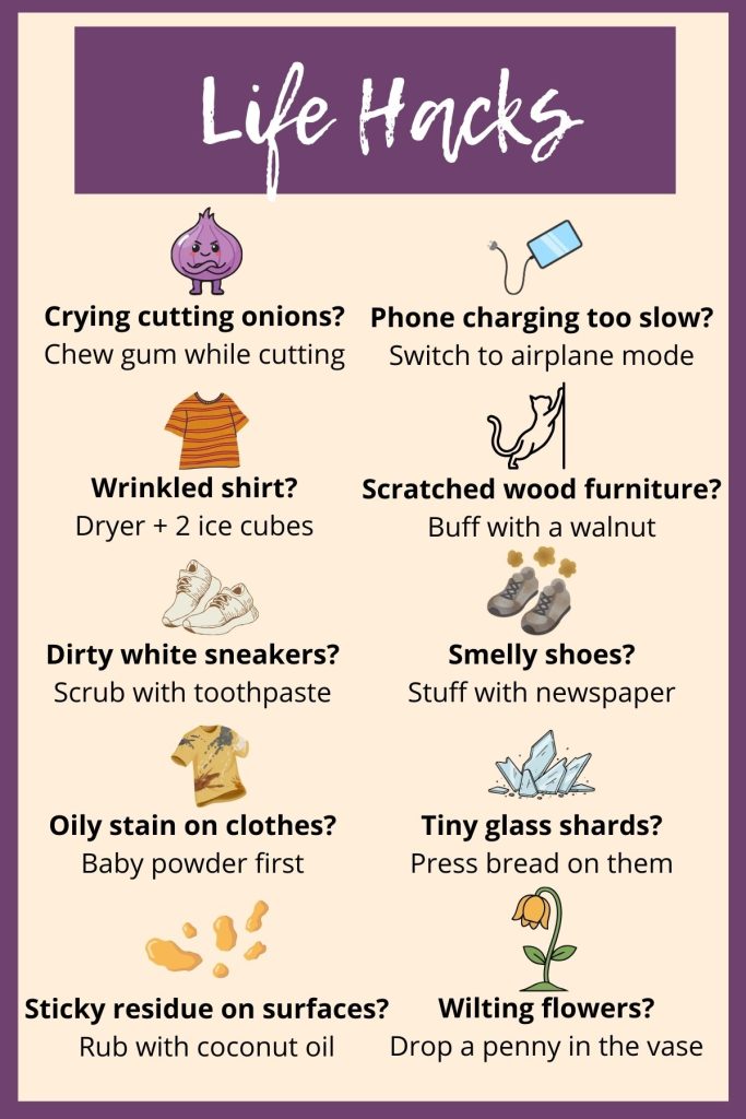 amazing useful life hacks