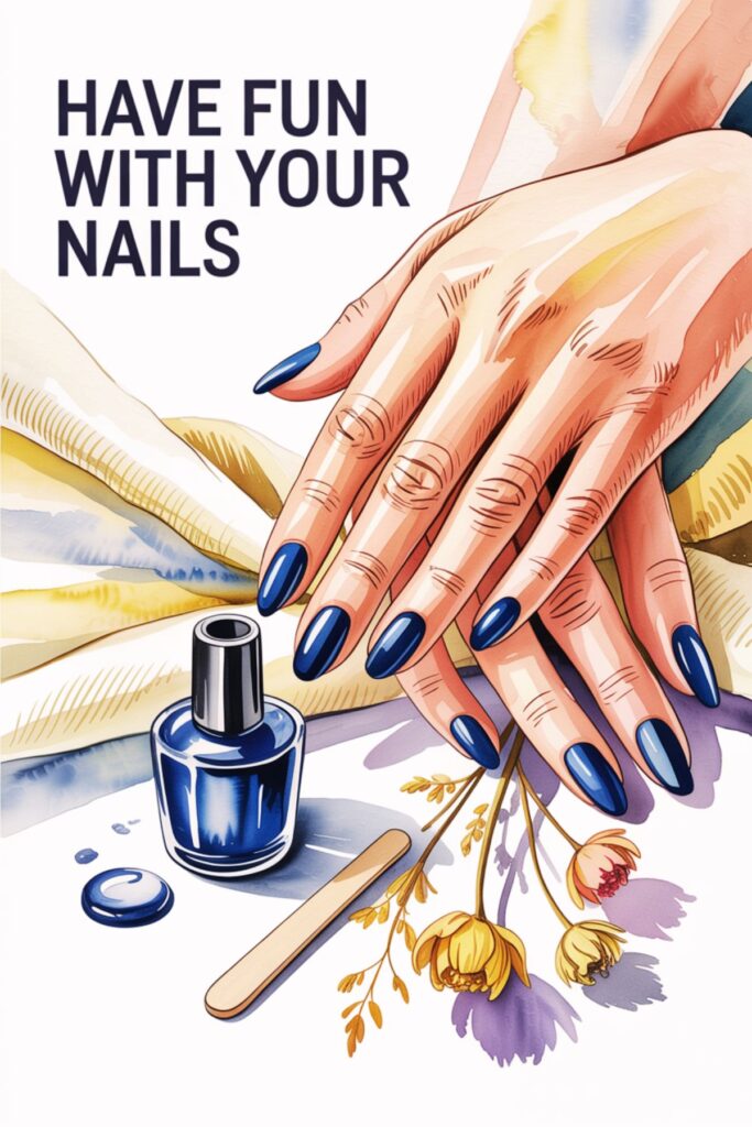 self care routine nails