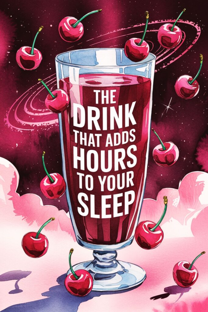 tart cherry drink for healthy sleep
