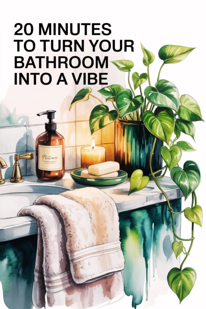 transforming bathroom for self care