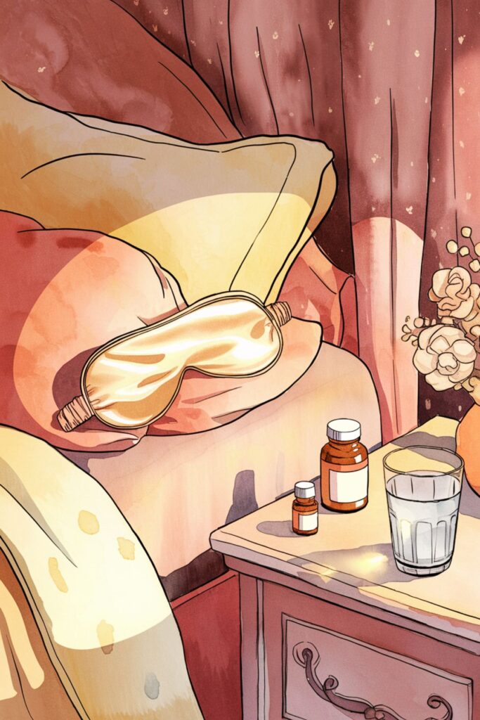 trying to sleep routine