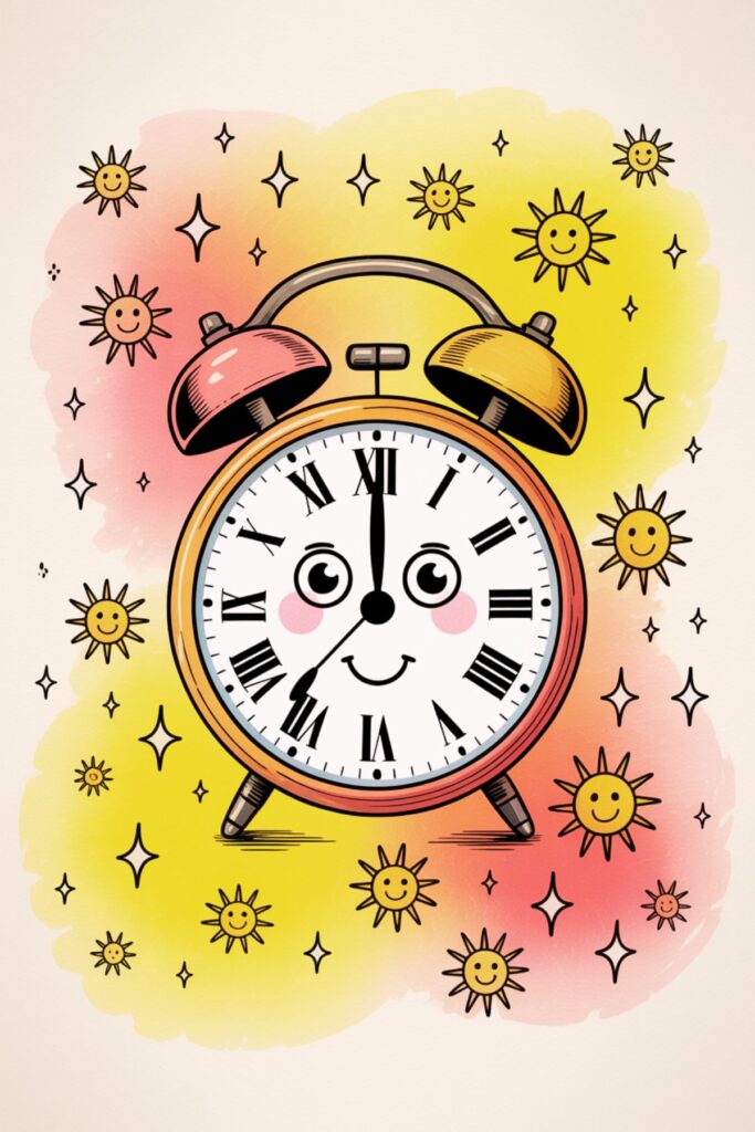 waking up at the same time trick