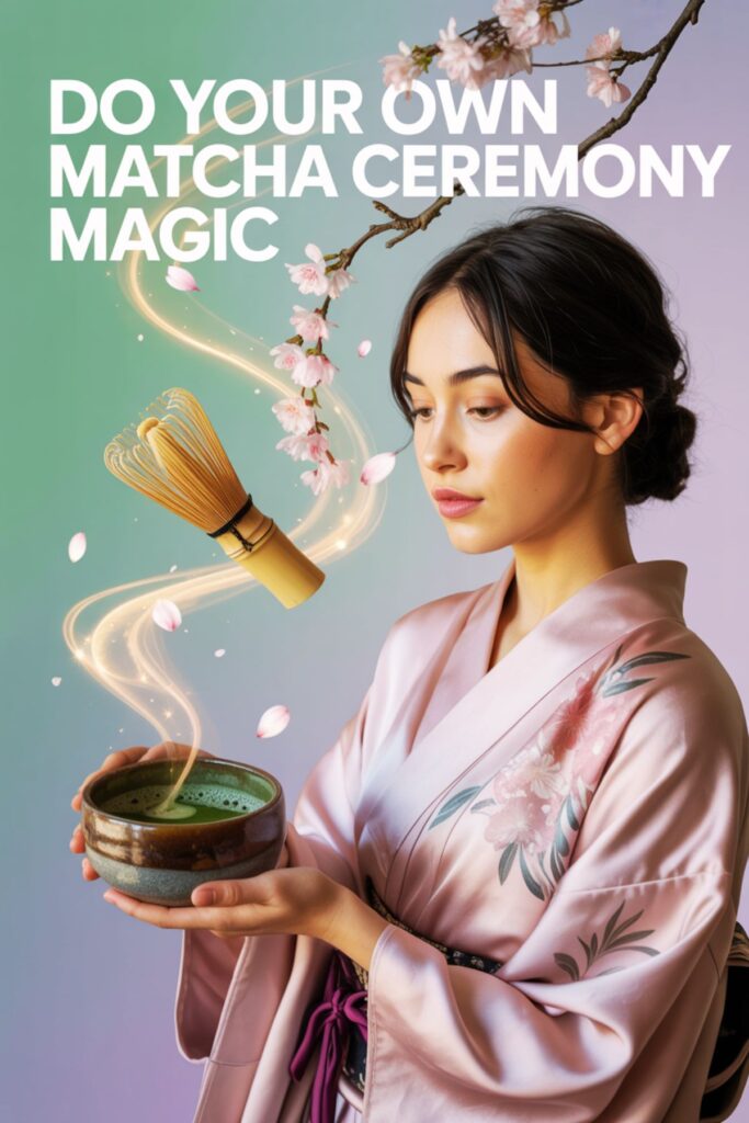 Japanese intentional matcha ceremony