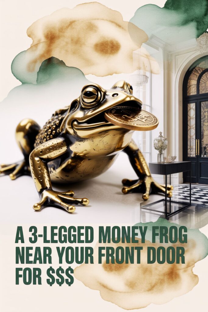 attracting money with a frog