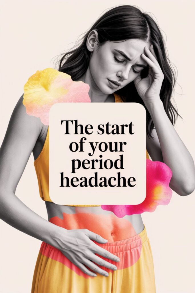 beginning of period headache