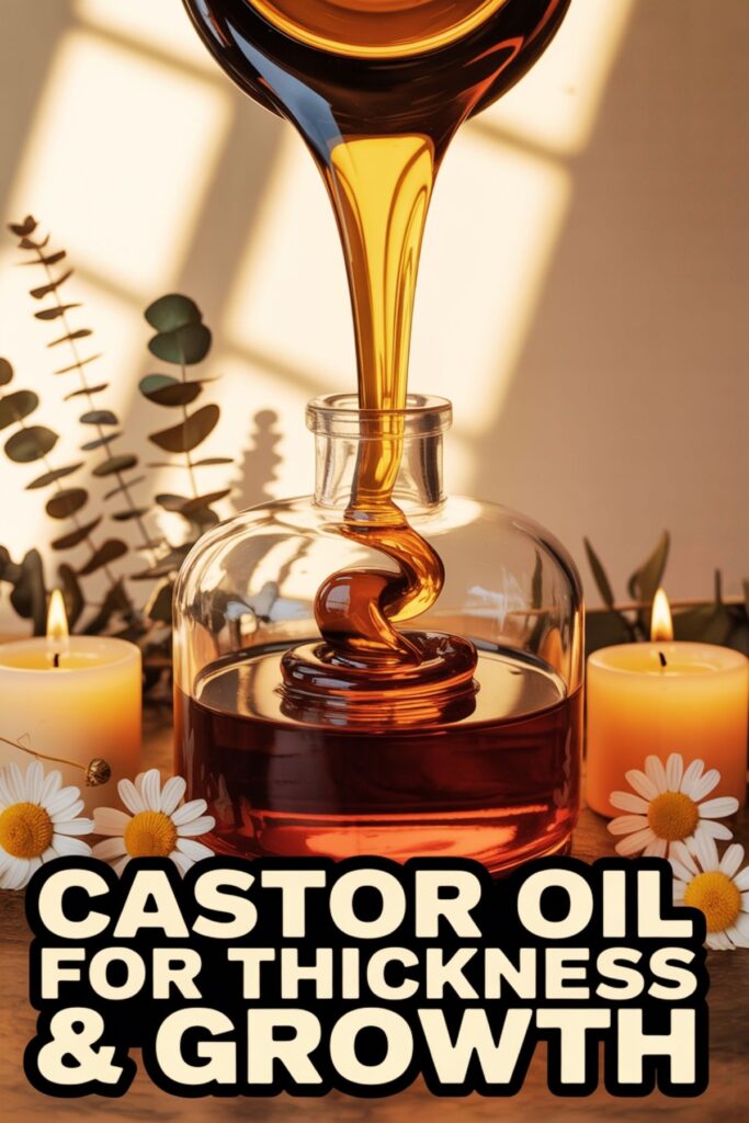 castor oil for long and thick hair