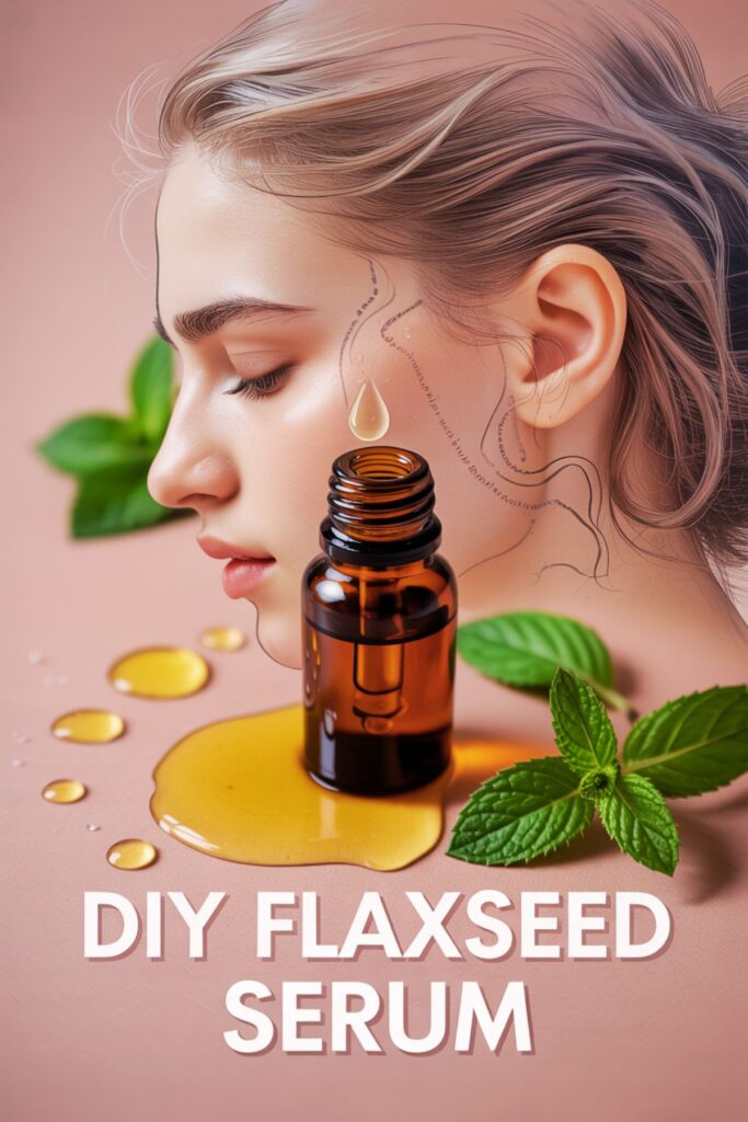 diy flaxseed serum for hair growth
