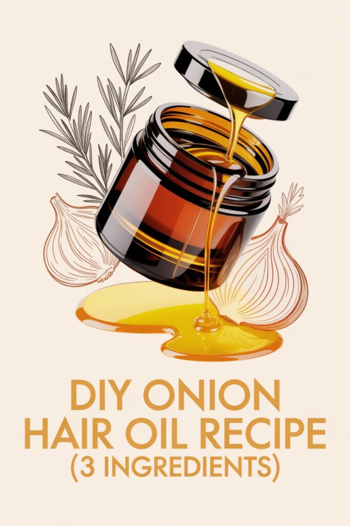 diy onion hair oil recipe