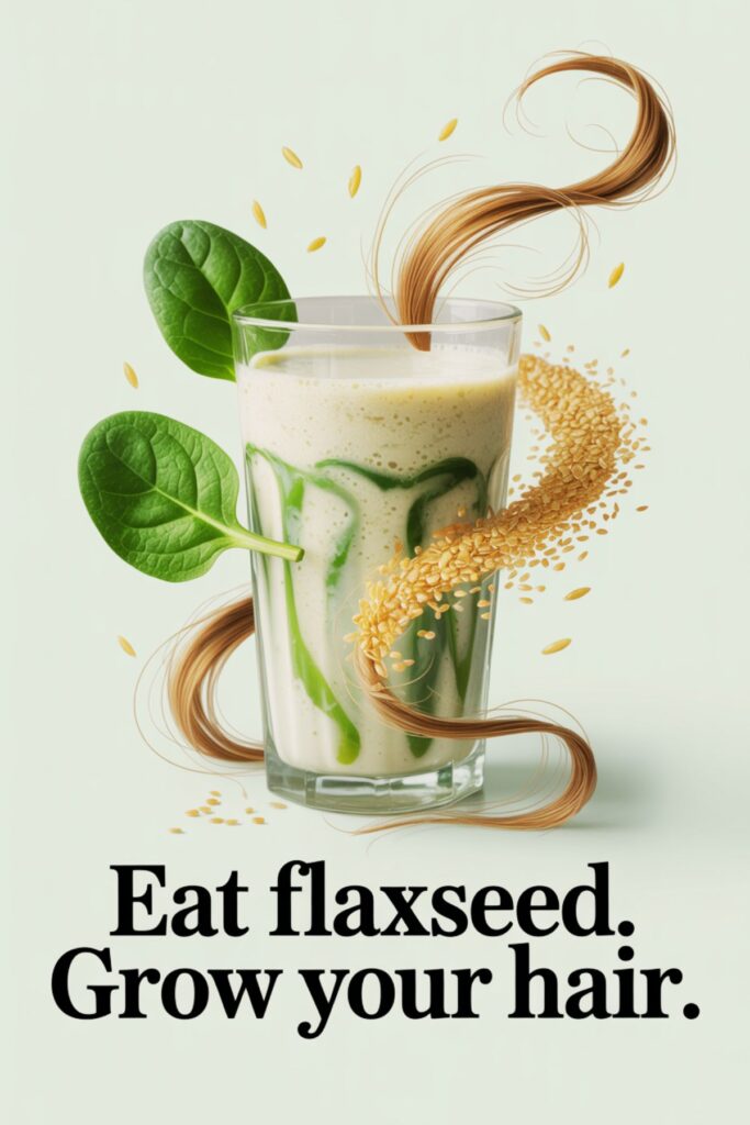 eating flaxseed for hair growth