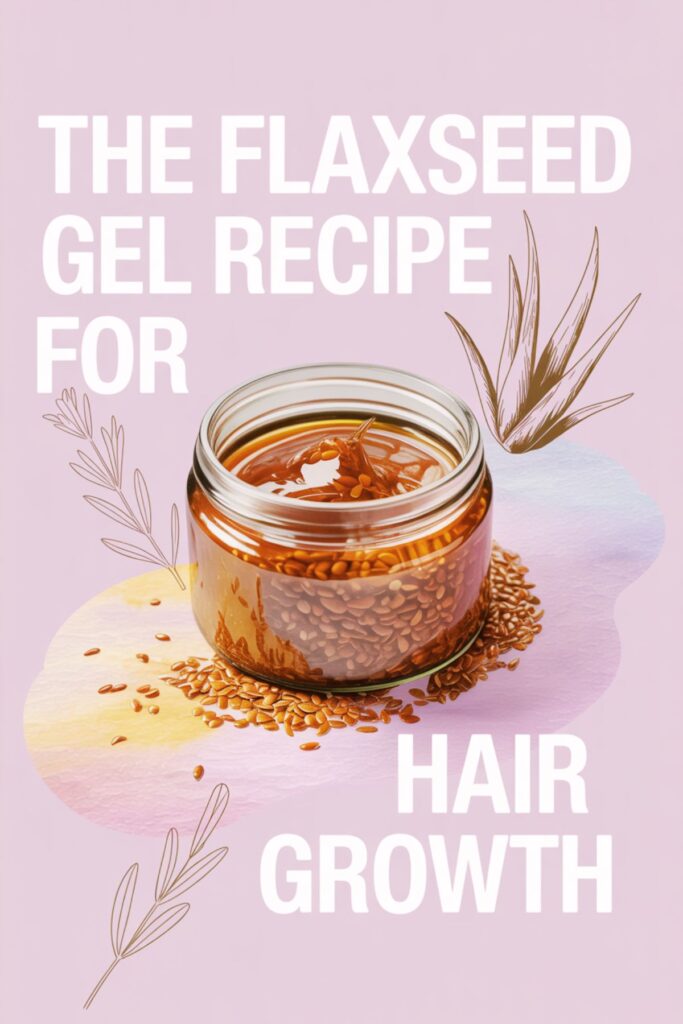 flaxseed gel recipe for hair growth