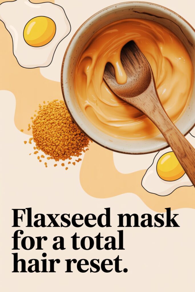 flaxseed mask for hair growth