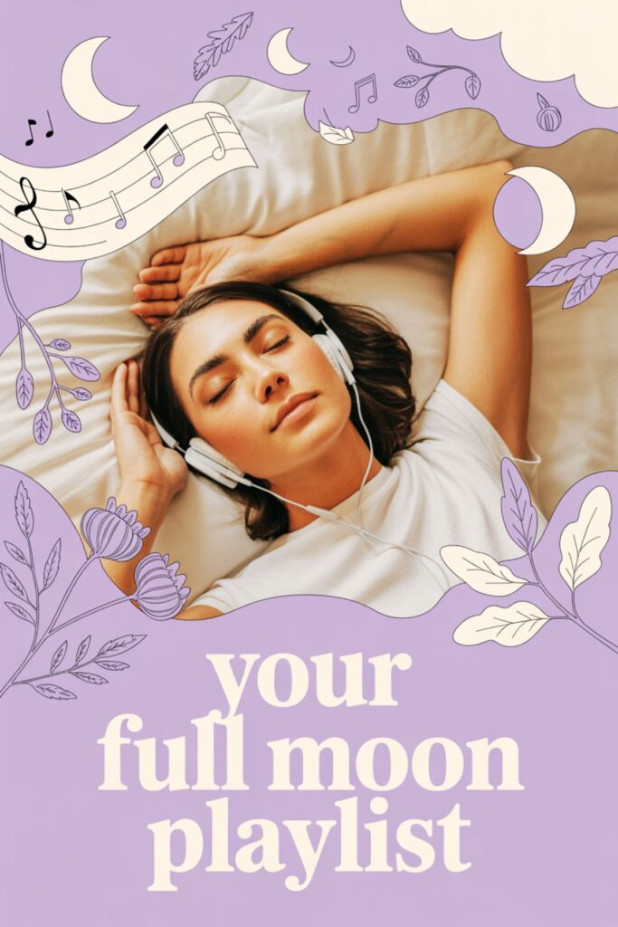 full moon playlist for a self care mood