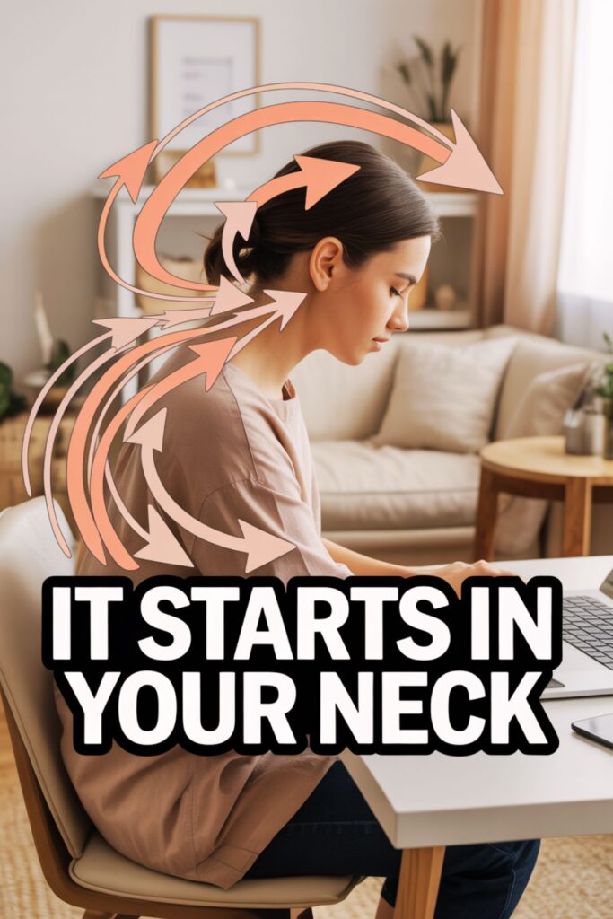 headache caused by tension in the neck