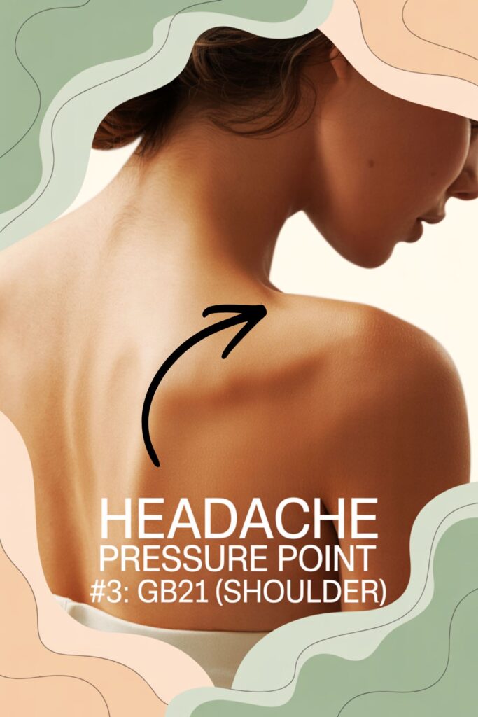 headache pressure point on shoulder
