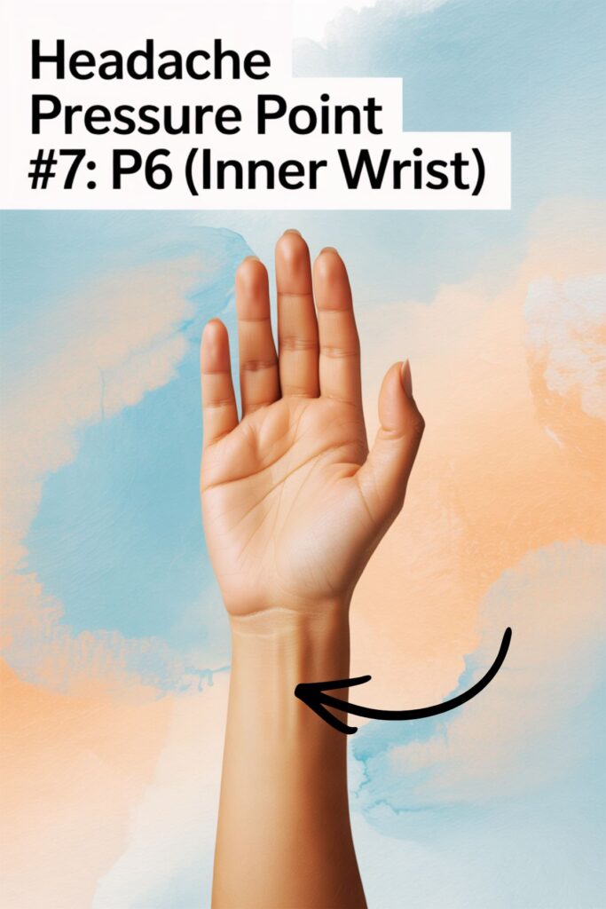headache pressure point on wrist