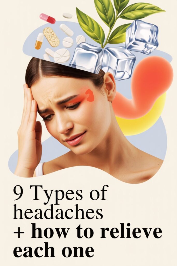 headache relief according to headache type
