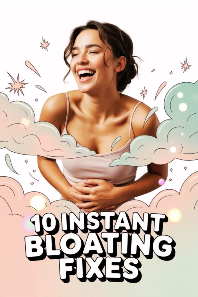 how to reduce bloated stomach