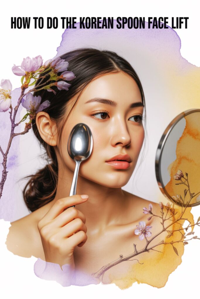 korean self care with spoons