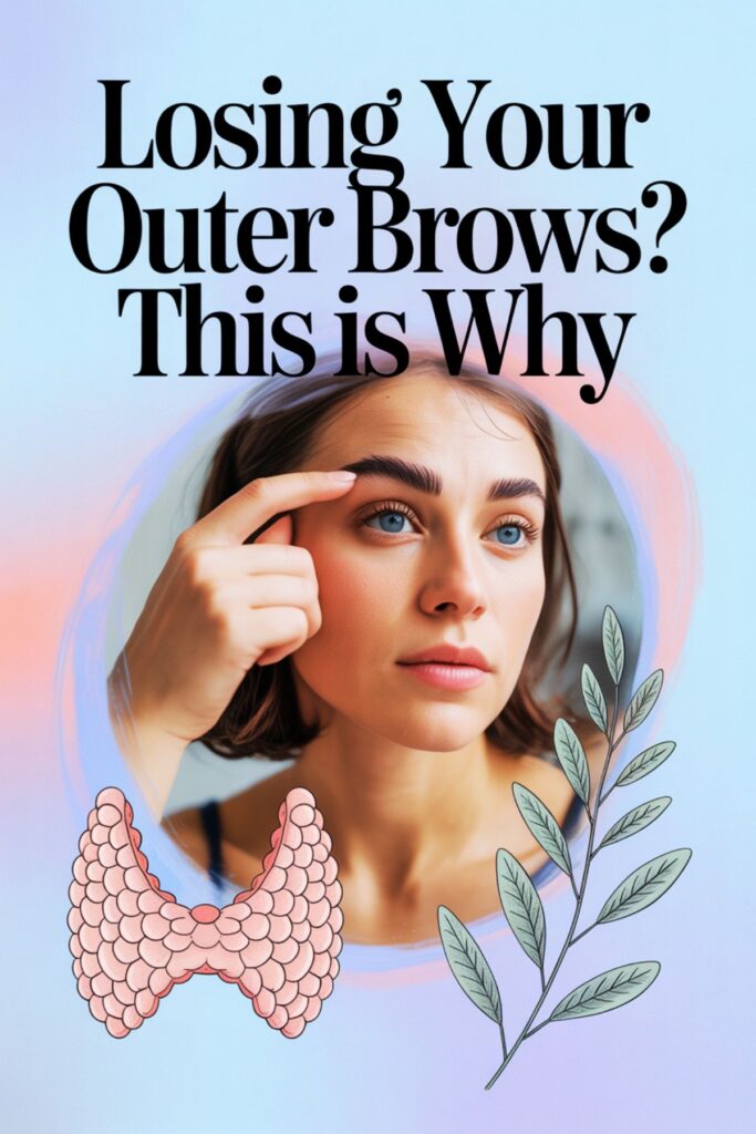 losing outer eyebrows