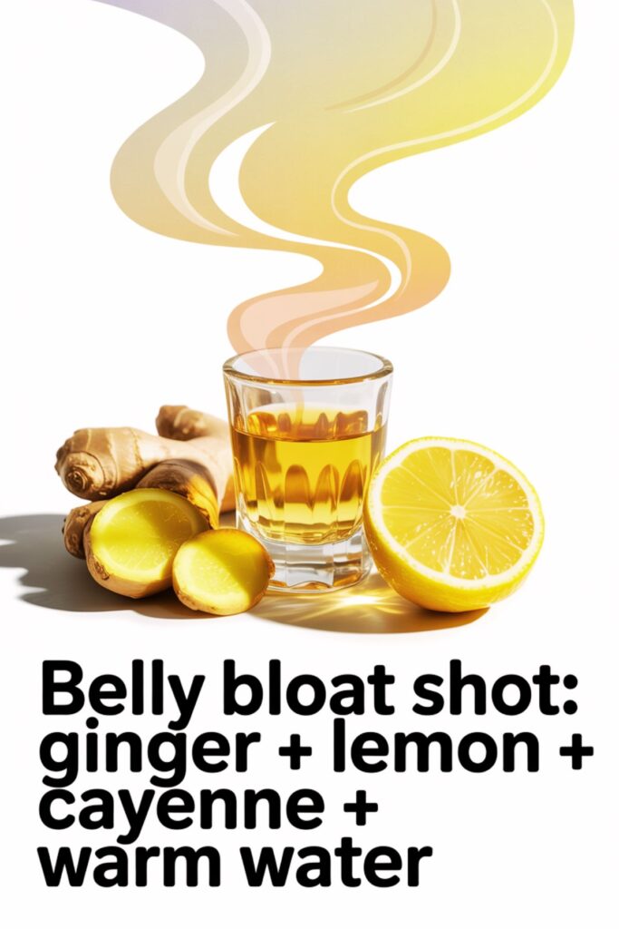 natural remedy debloat drink