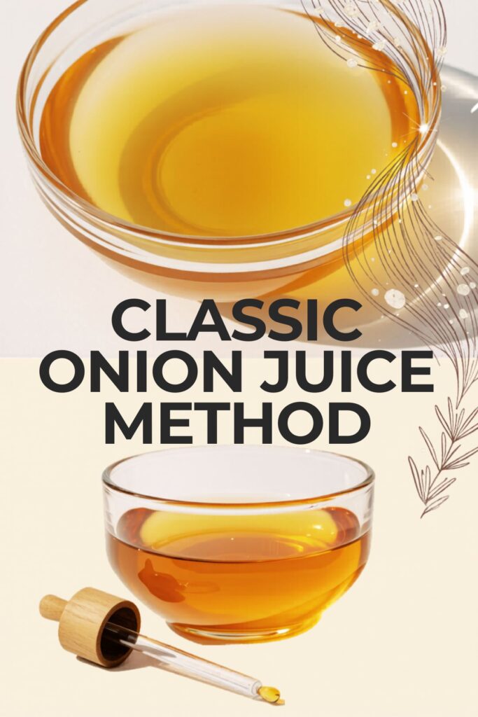 onion juice method to accelarate hair growth