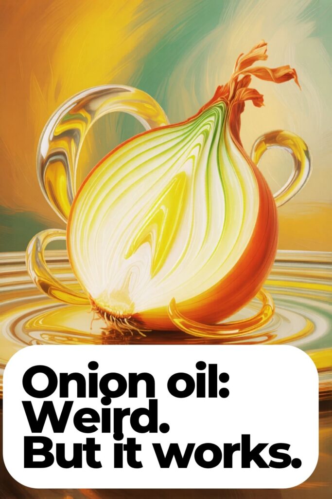 onion oil for hair growth