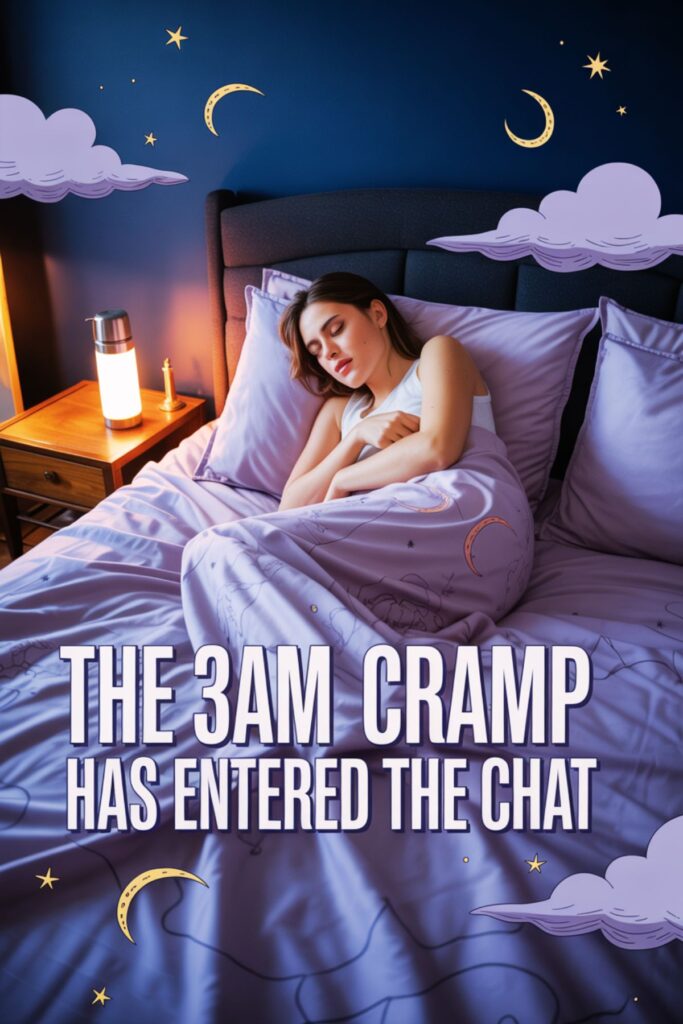 period cramps in the middle of the night