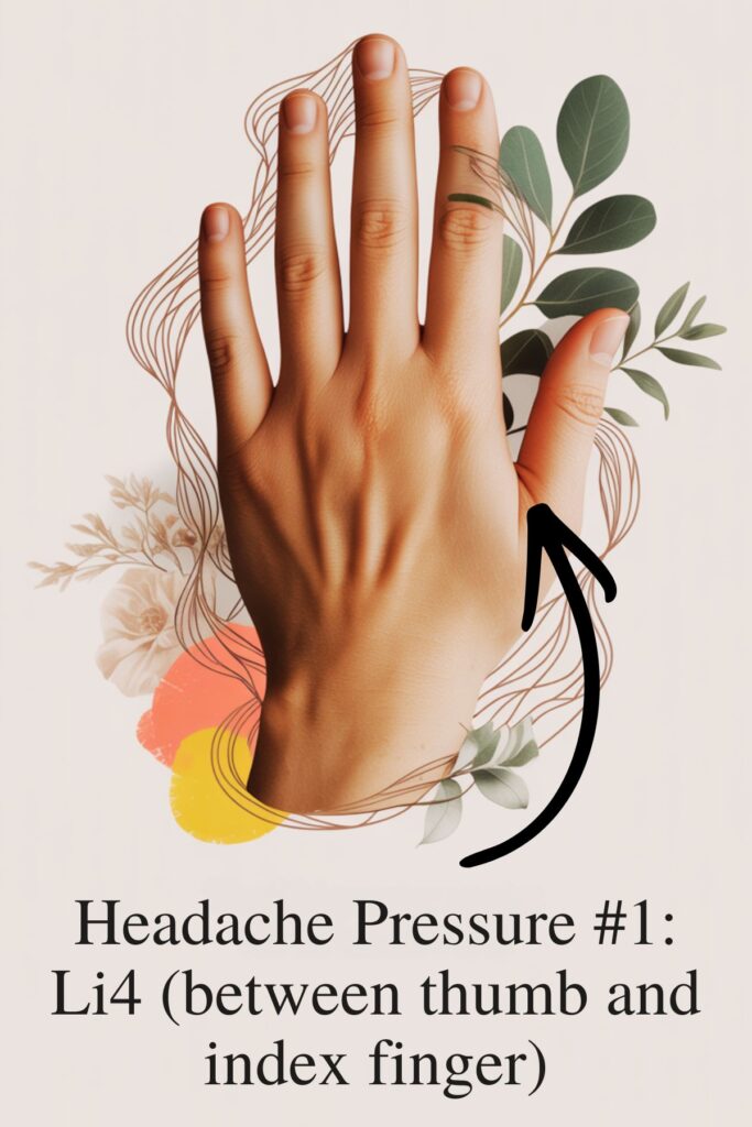 pressure point for headaches