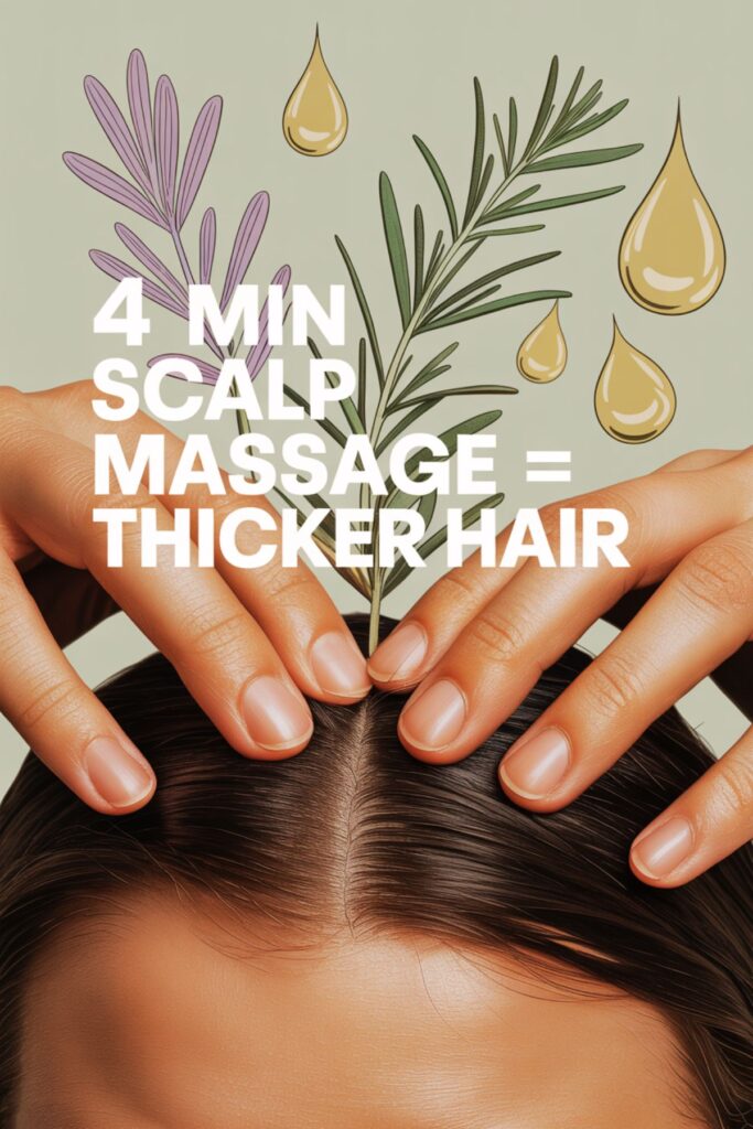 scalp massage for thicker longer hair