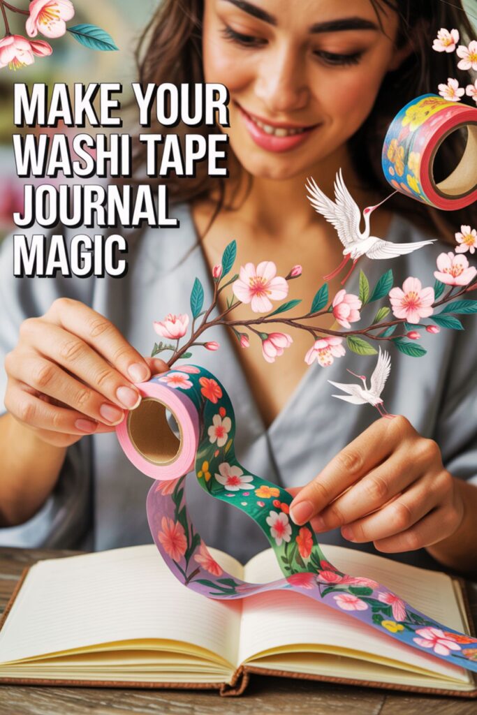 self care plan with washi tape