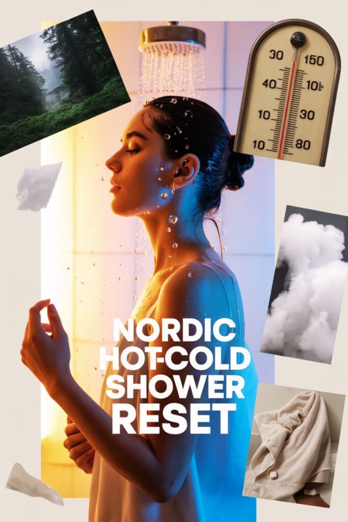 self care shower the Scandi way