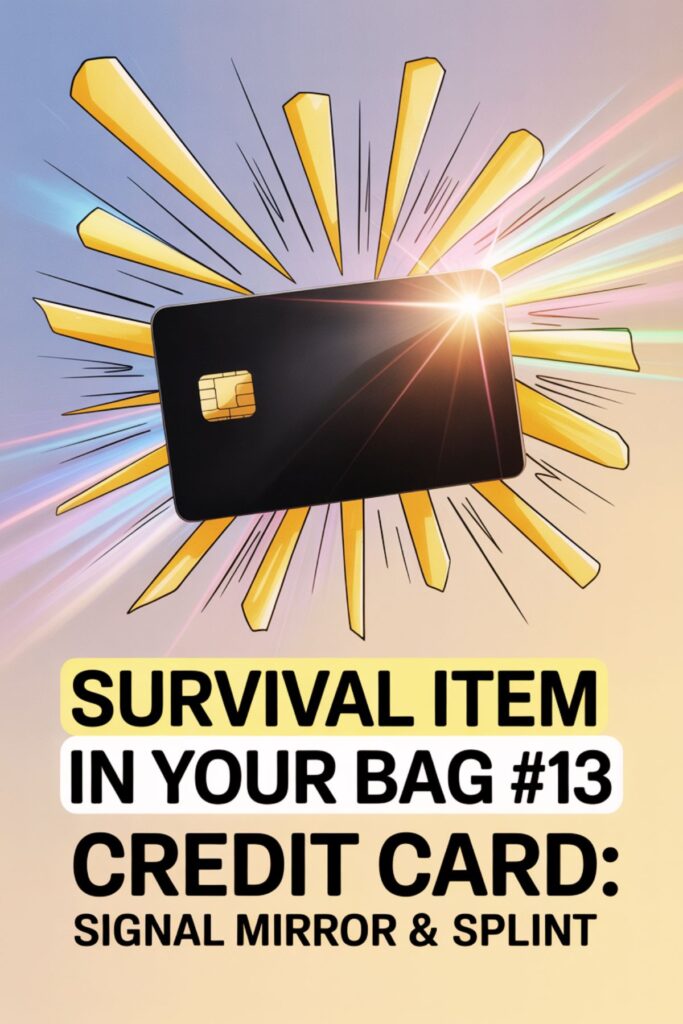 survival items credit card