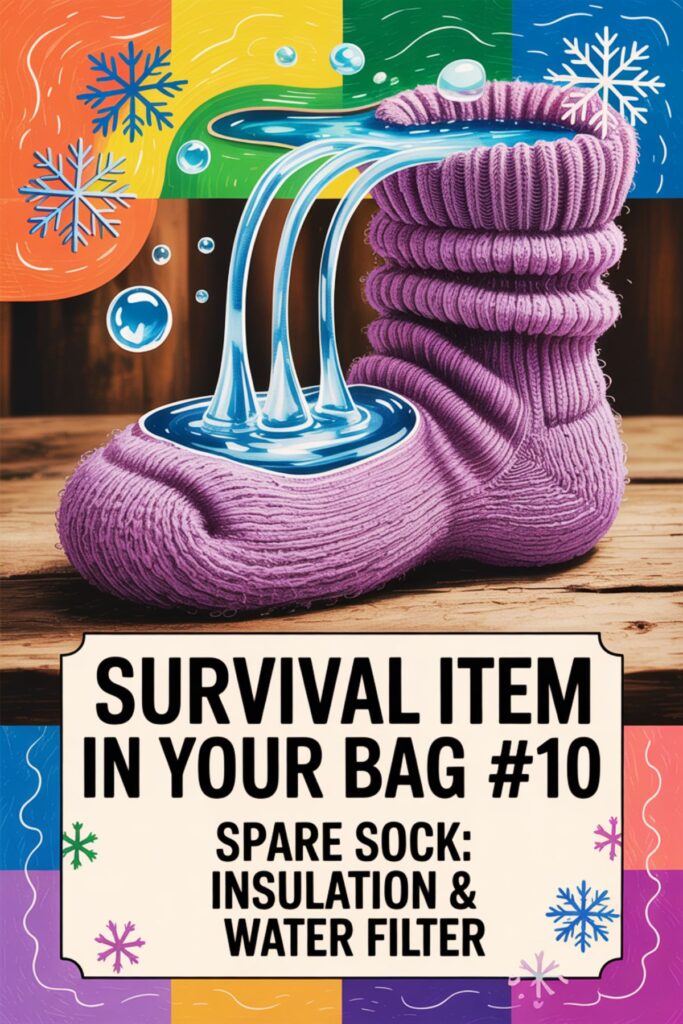 survival items sock