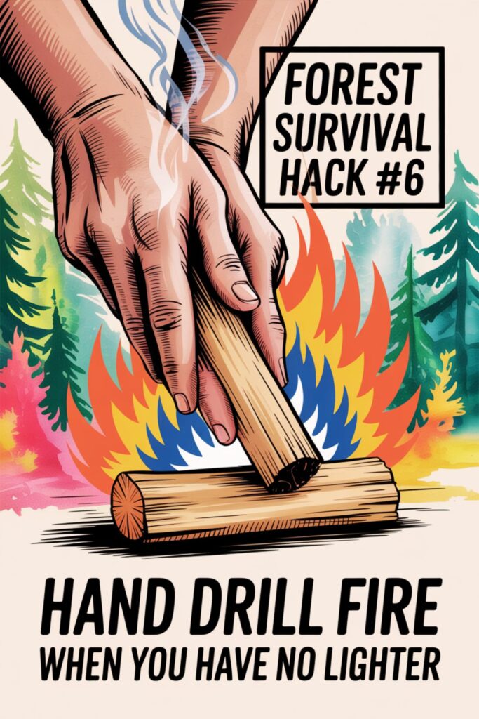survival life hack to make a fire