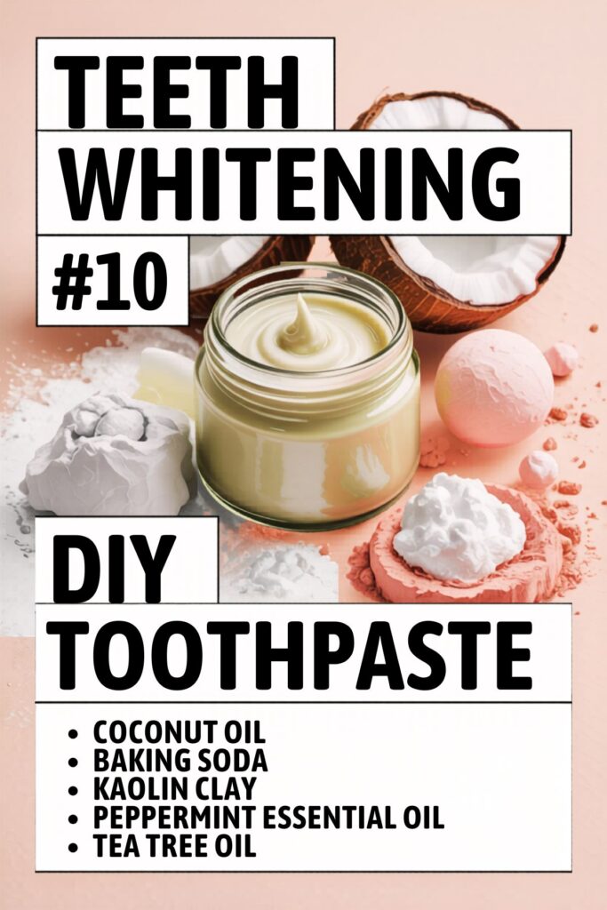 teeth whitening diy toothpaste