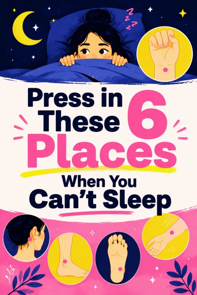 acupressure points for sleep
