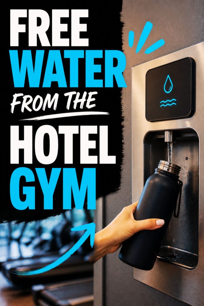 free water hotel travel hacks