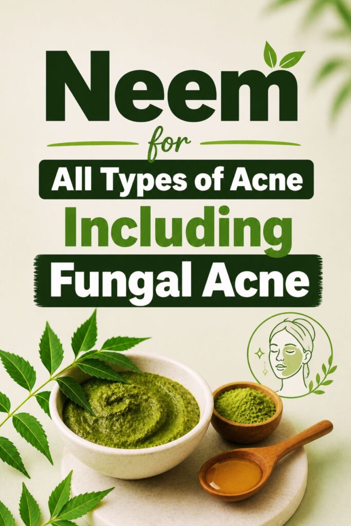 how to clear up acne with neem