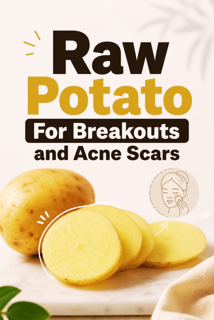 how to clear up acne with raw potato