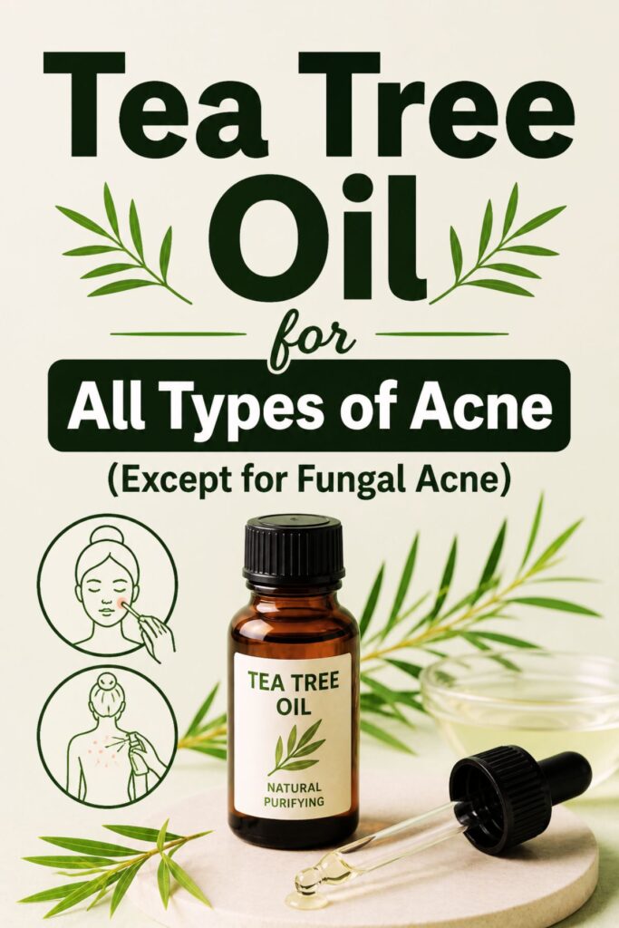 how to get rid of acne with tea tree oil