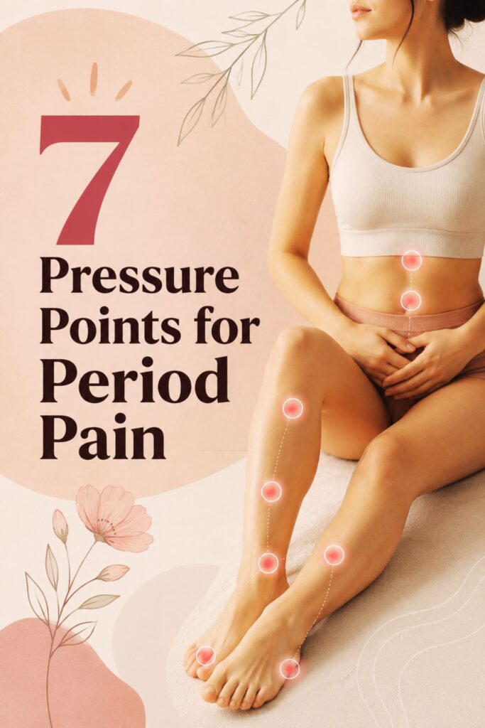 how to get rid of cramps period with pressure points