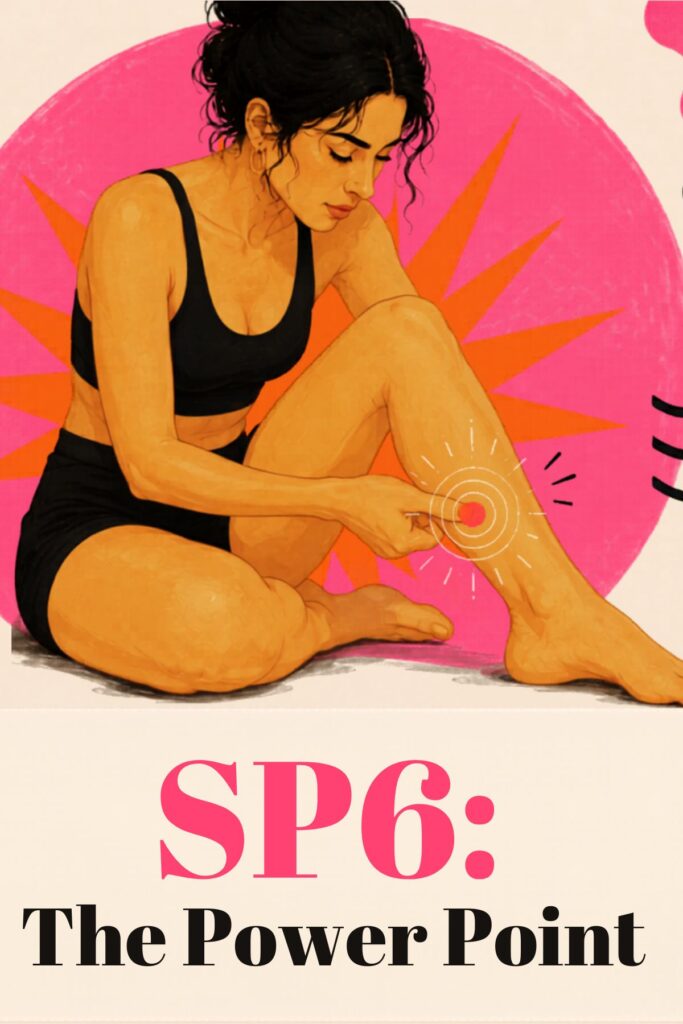 leg period pain pressure point for past relief